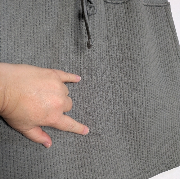 Mono B Grey Drawstring Skort L - Picture 3 of 8
